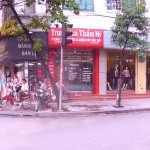 Cửa hàng ở vị trí góc rẽ tương đối lý tưởng