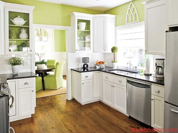 Green-Kitchen-Design-with-White-Kitchen-Furniture-via-besthomedesigns_org