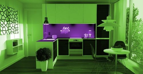 Các vật phẩm trang trí và vật dụng trong phòng ngủ, có thể sử dụng chất liệu bằng đá có màu xanh sẫm, đen, xanh nước biển hay là xám (ảnh minh họa).