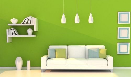Gia chủ mệnh Mộc có thể sử dụng gam màu sơn xanh lá làm chủ đạo cho ngôi nhà của mình. Màu xanh lá hợp với gia chủ mệnh Mộc có thể là xanh cốm, xanh lá đậm hay là xanh nõn chuối (ảnh minh họa).