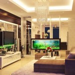Kiêng kị khi bố trí bể cá trong phòng khách