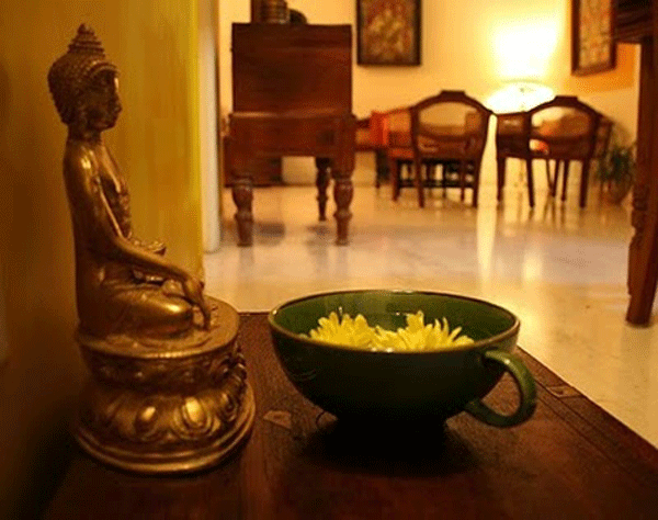 Bài trí tượng Bồ Tát Quan Âm
