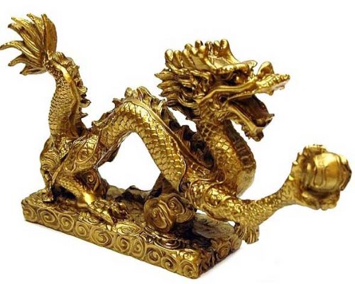 Sử dụng vật phẩm phong thủy như hình tượng con rồng để tăng tài vận