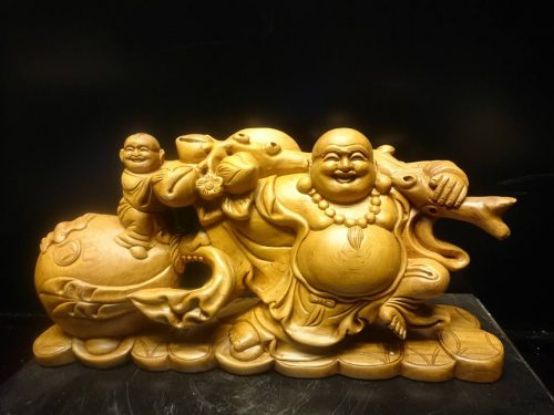 Vật phẩm phong thủy Phật Di Lặc mang lại may mắn cho gia chủ
