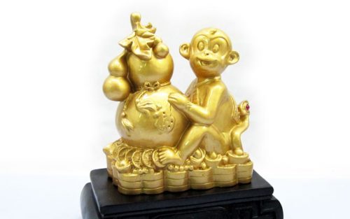 Tượng khỉ phong thủy có ý nghĩa mang lại may mắn hợp vói gia chủ tuổi Nhâm Thìn