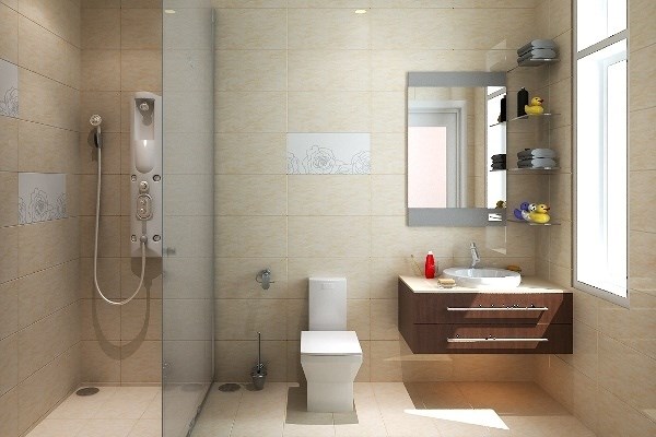 Tránh dùng gương nhà vệ sinh để trang điểm